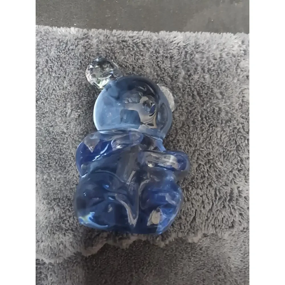 Lot: US Commemorative Fine Art Gallery COBALT BLUE Glass Koala 🐨 BEAR 3”